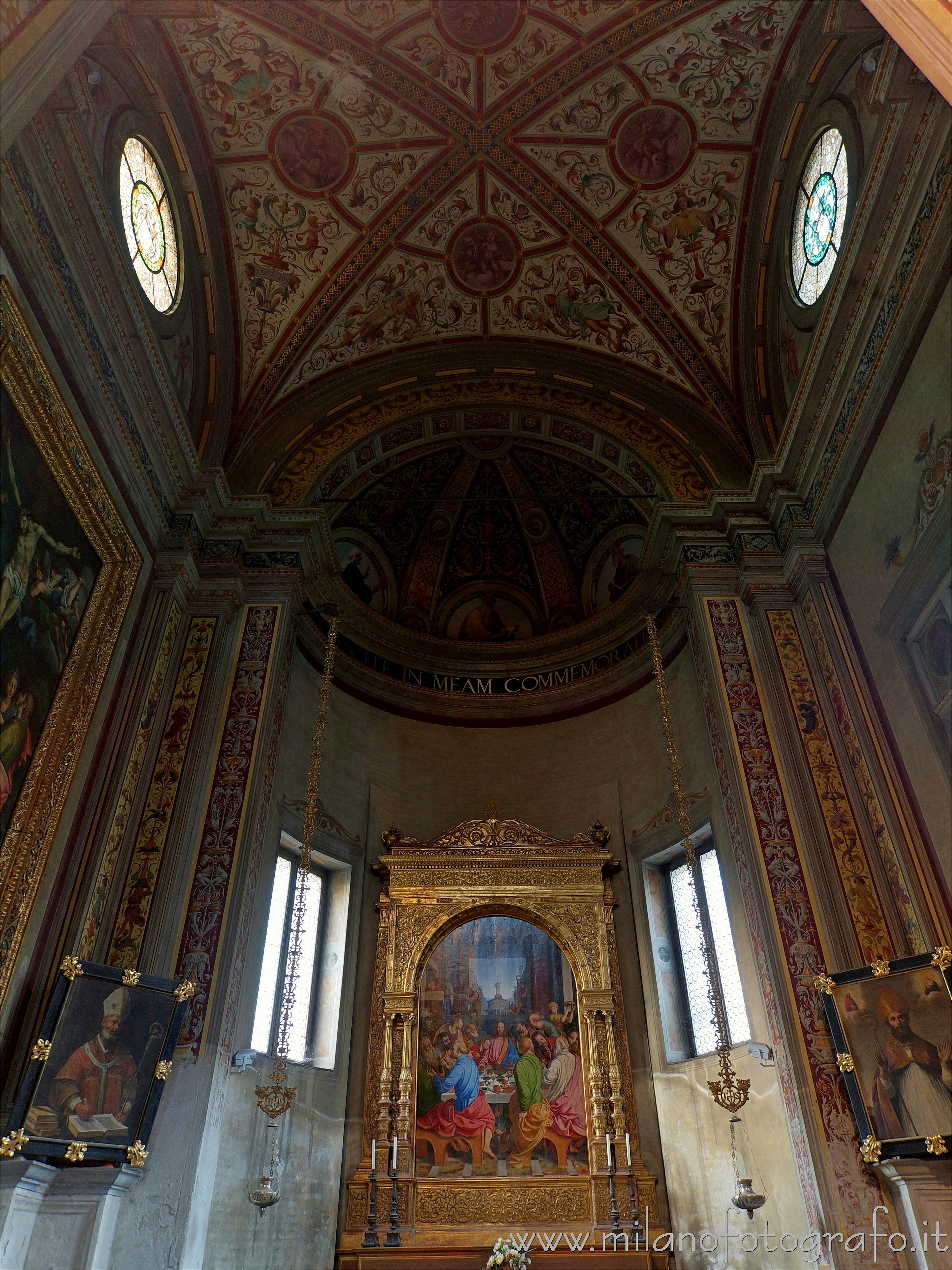 Milan (Italy) - Left arm of the transept of the Church of Santa Maria della Passione